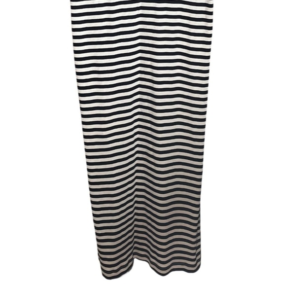 NWT H&M Ribbed Striped Maxi Dress Size M Minimalist Modern - Picture 8 of 13